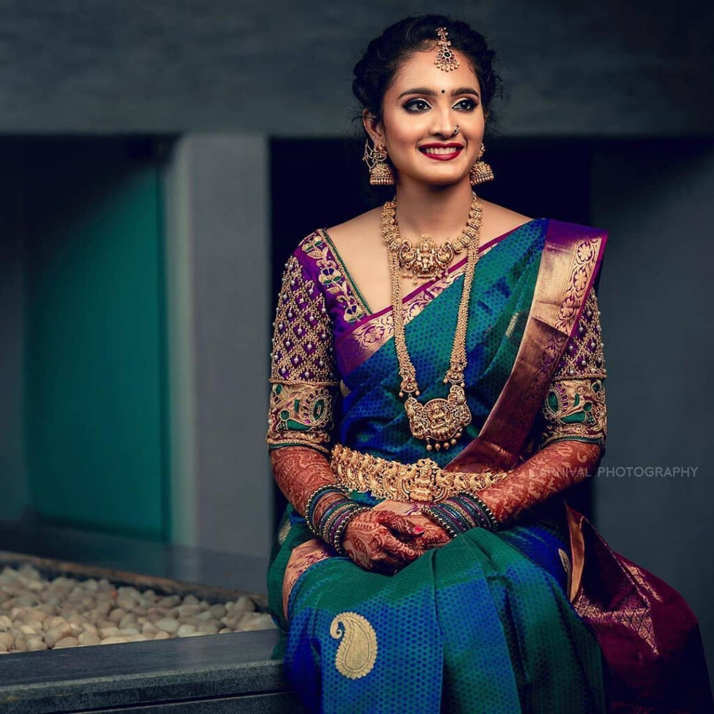 Varanasi Wedding Silk Saree VWS28 main image 1