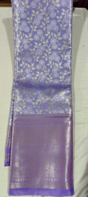 EE2011 Lavender kanchi pattu saree online at Hyderabad Bangalore