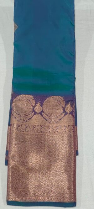 AA1023 Rama green pattu saree online at Hyderabad Bangalore