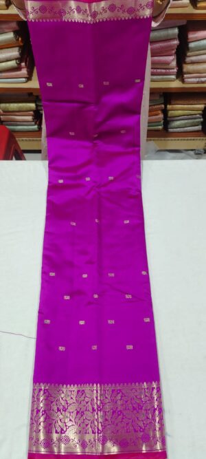 PP3009 Chandrakant silk saree online at Hyderabad Bangalore contrast pink border