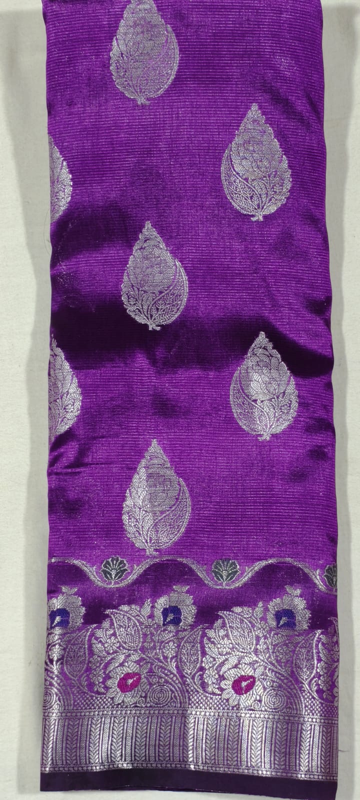 PP3018 Purple banarasi silk saree online at Hyderabad Bangalore