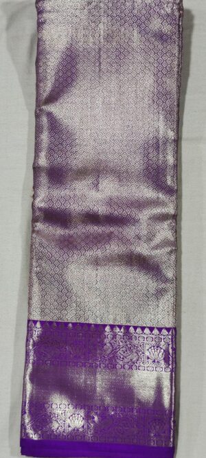 NN2015 Violet kanchipuram wedding silk saree online at Hyderabad Bangalore