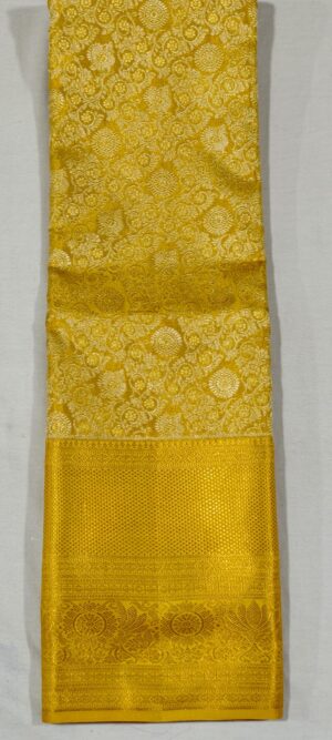 NN1014 Gold kanchipuram wedding silk saree online at Hyderabad Bangalore