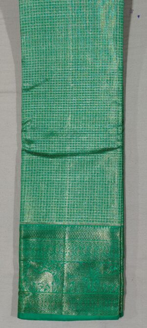 MM2028 Rama green kanchipuram wedding silk saree online at Hyderabad Bangalore